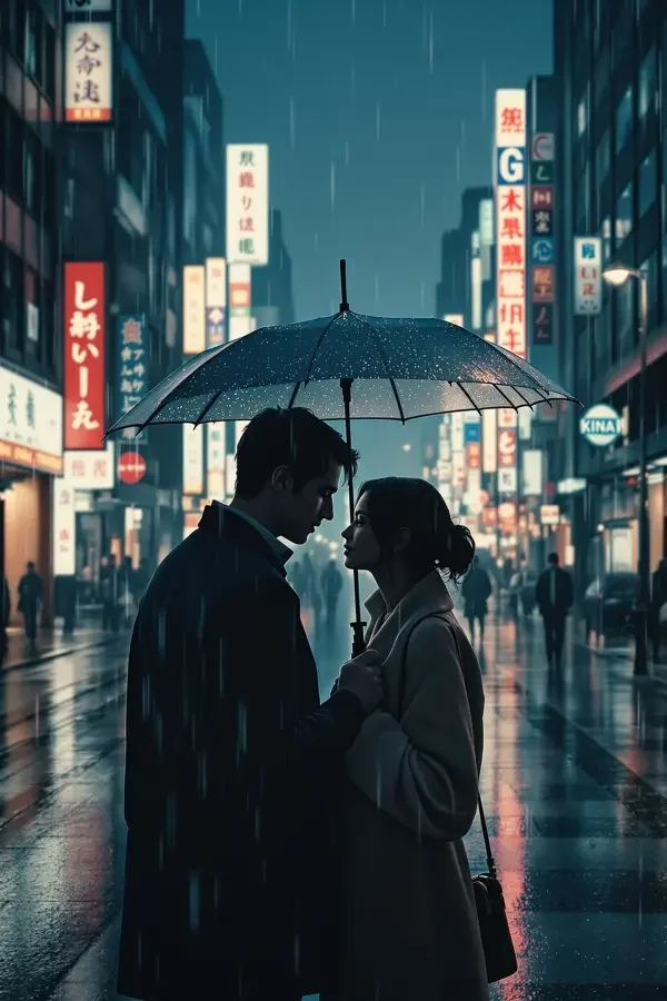银座夜雨 海报
